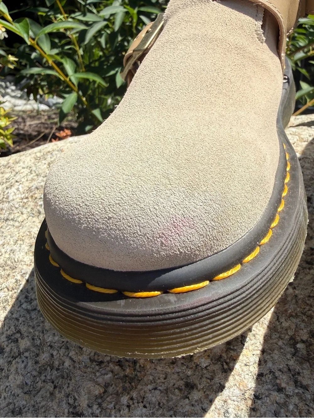 Dr. Martens Jorge II Slingback Mules Suede Taupe Sandals Clogs Men’s US 10 EU 43